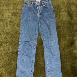 High Rise Blue Women's Jeans